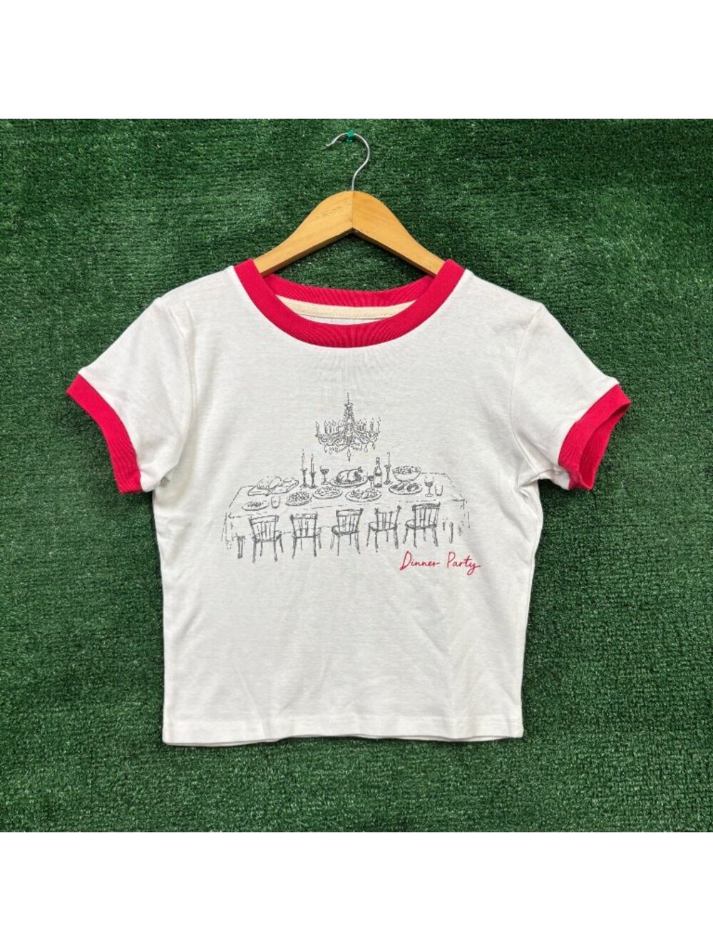 Niall Horan Dinner Party Album Cover Drawing Crop Top Size Medium